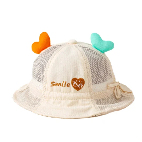 Mũ bucket phong cách Hàn Quốc cho bé SMILE - Mẫu lưới