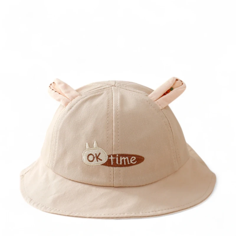 Mũ bucket tai thỏ thêu cà rốt OK time - Ảnh 4