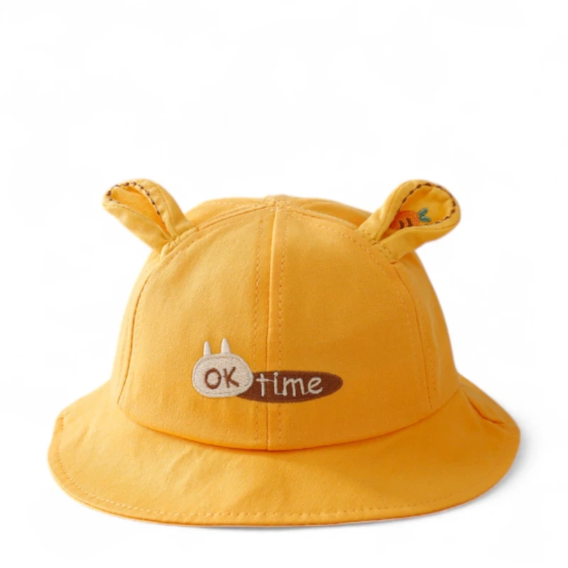 Mũ bucket tai thỏ thêu cà rốt OK time