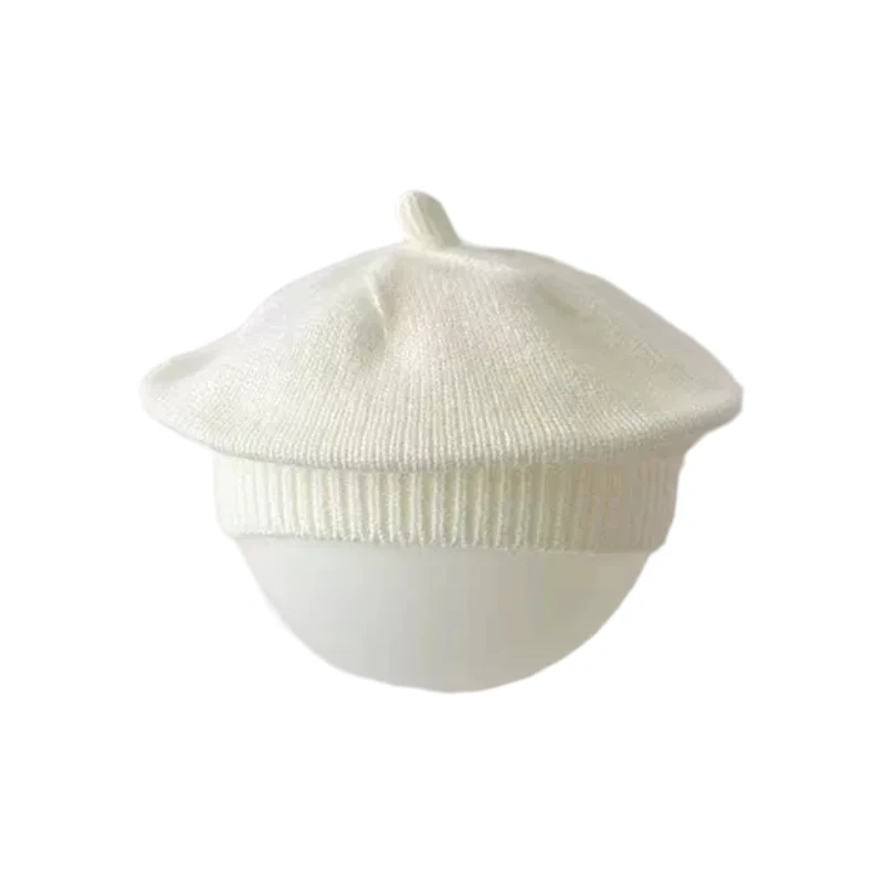 Mũ nồi len đính hoa cá tính cho bé gái - Ảnh 2