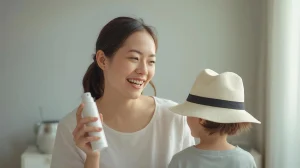 Kết quả khử mùi mũ cho bé