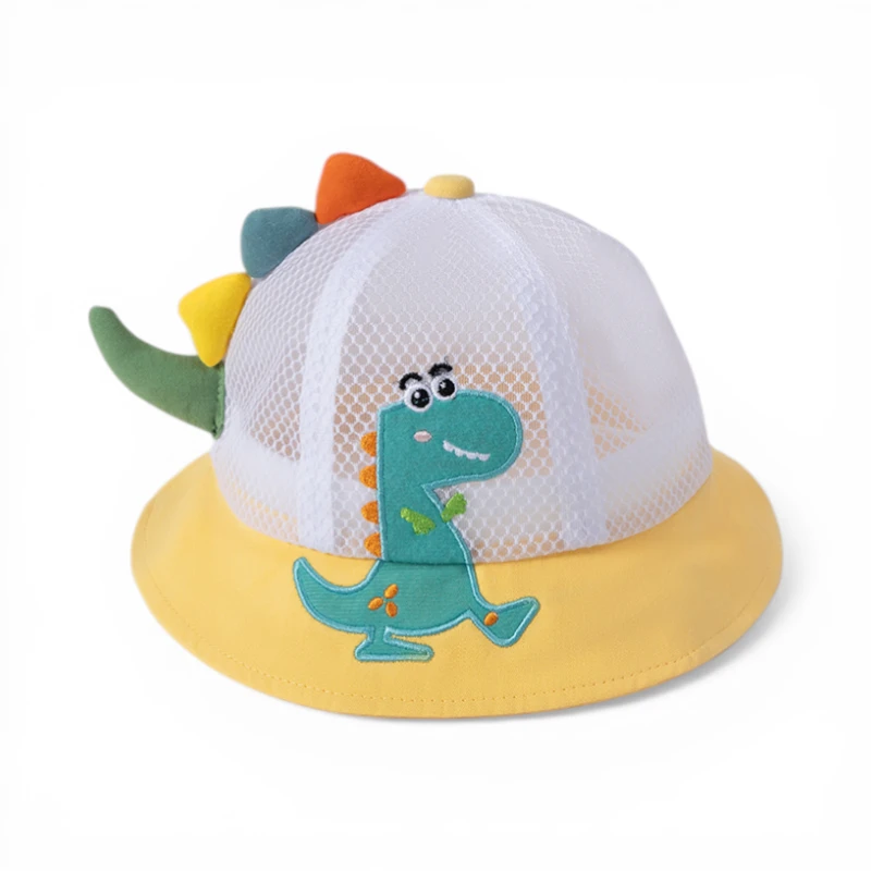 Mũ bucket lưới Khủng Long T-rex 3D siêu thoáng khí cho bé - Ảnh 2