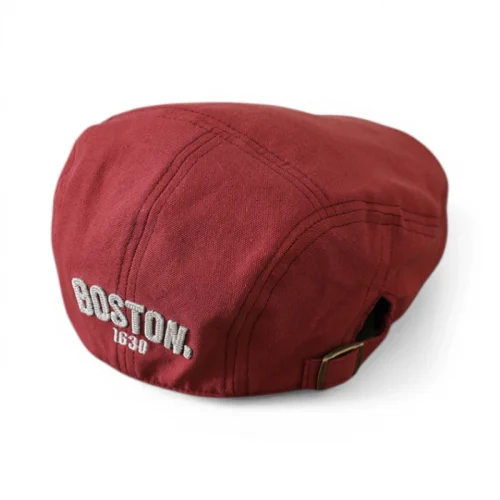 Mũ nồi thêu chữ BOSTON 1630 phong cách Vintage