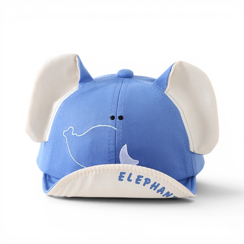 Mũ lưỡi trai mềm Voi Con tai to in chữ ELEPHANT cho bé - Ảnh 2