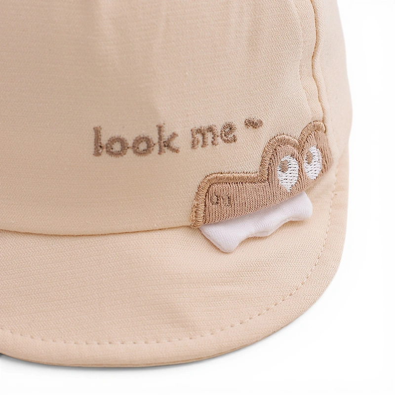 Mũ lưỡi trai vành mềm bé Cá Sấu thêu chữ Look Me cho trẻ sơ sinh - Ảnh 5